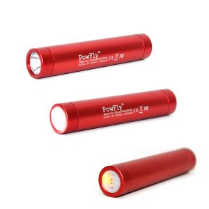  PowFly External Battery Red for iPhone/iPod/Mobile 2300 mAh